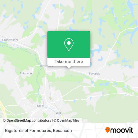 Bigstores et Fermetures map
