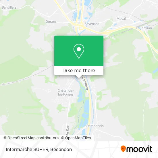 Intermarché SUPER map