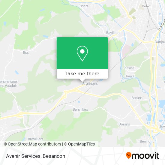 Avenir Services map