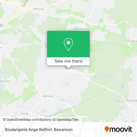Boulangerie Ange Belfort map