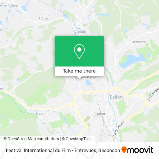 Festival Internationnal du Film - Entrevues map