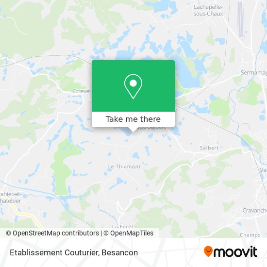 Etablissement Couturier map
