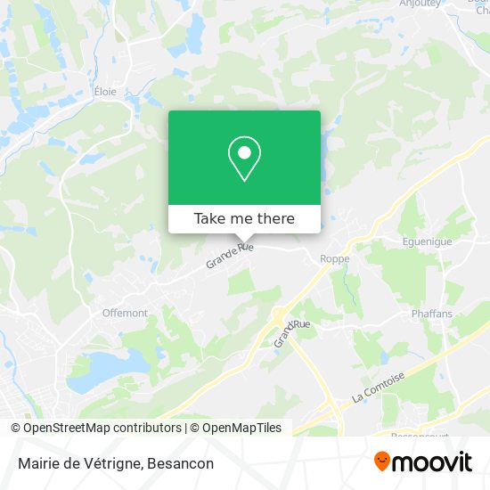 Mairie de Vétrigne map