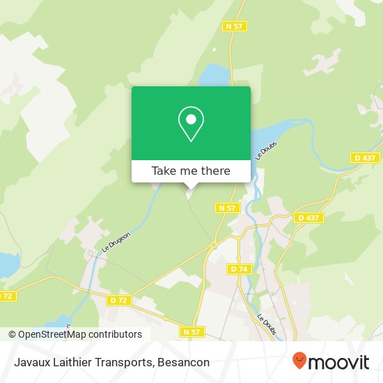 Mapa Javaux Laithier Transports