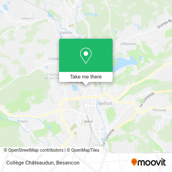 Collège Châteaudun map