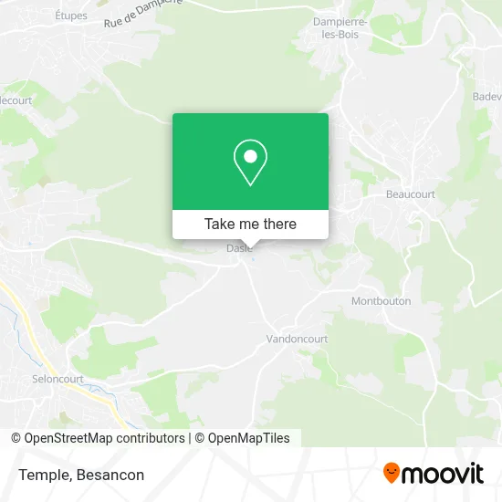 Temple map