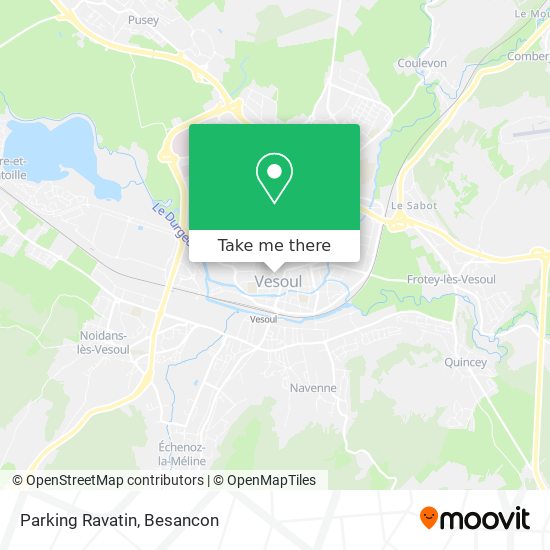 Parking Ravatin map