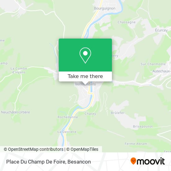 Place Du Champ De Foire map