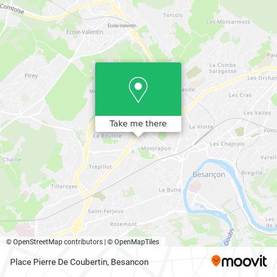 Mapa Place Pierre De Coubertin