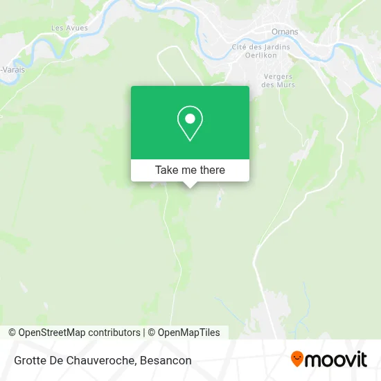 Grotte De Chauveroche map