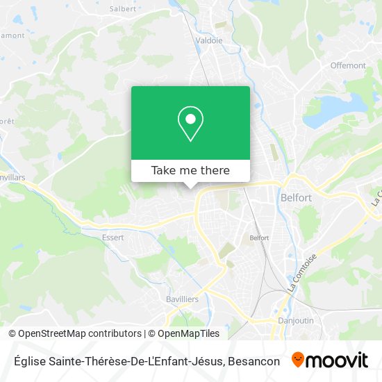 Église Sainte-Thérèse-De-L'Enfant-Jésus map