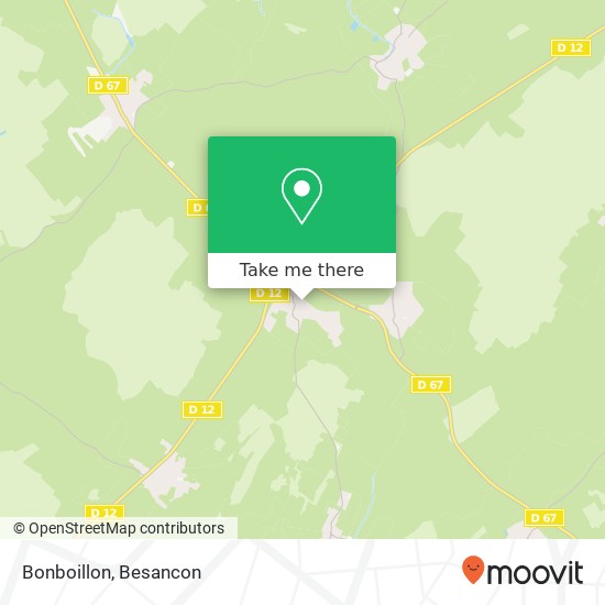 Mapa Bonboillon