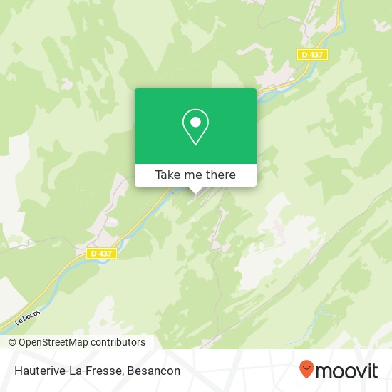 Hauterive-La-Fresse map