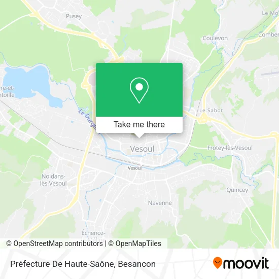 Préfecture De Haute-Saône map