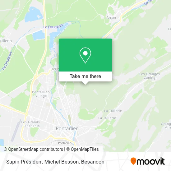 Sapin Président Michel Besson map