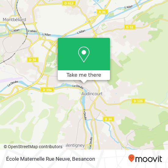 École Maternelle Rue Neuve map