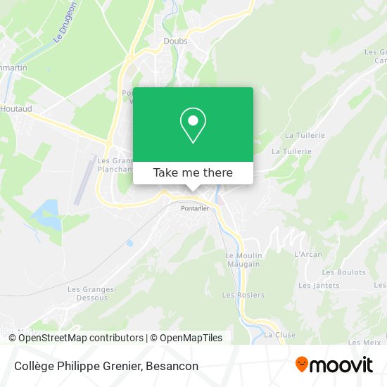 Collège Philippe Grenier map