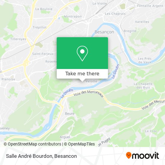 Salle André Bourdon map