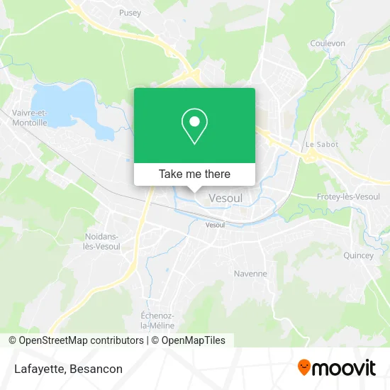 Lafayette map