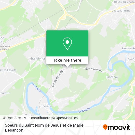 Soeurs du Saint Nom de Jésus et de Marie map