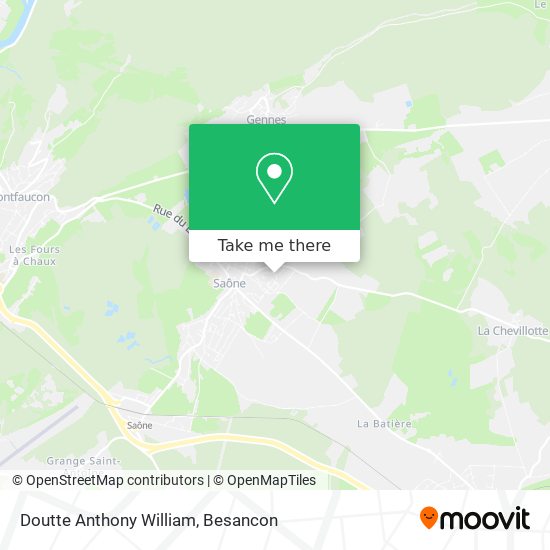 Doutte Anthony William map