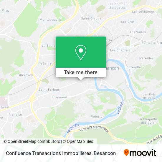 Mapa Confluence Transactions Immobilières