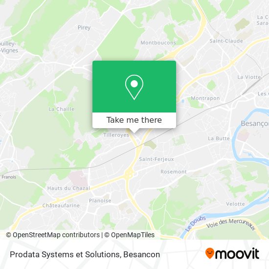 Prodata Systems et Solutions map