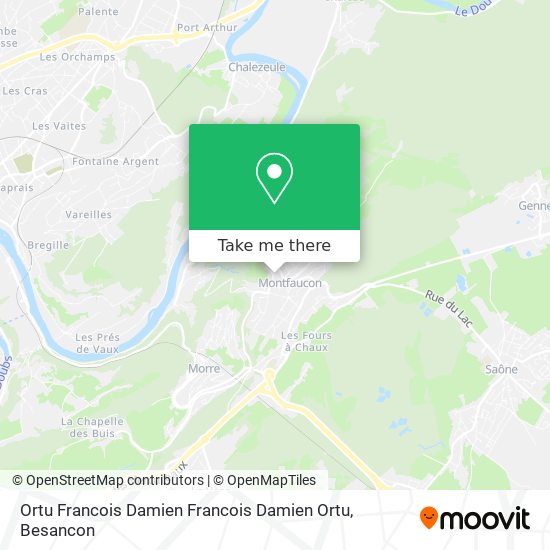 Ortu Francois Damien Francois Damien Ortu map