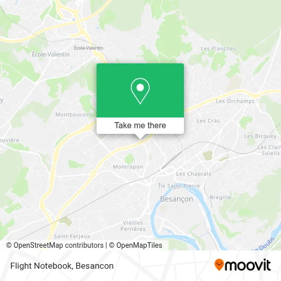 Carnet de Vol map