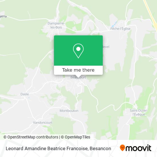 Mapa Leonard Amandine Beatrice Francoise