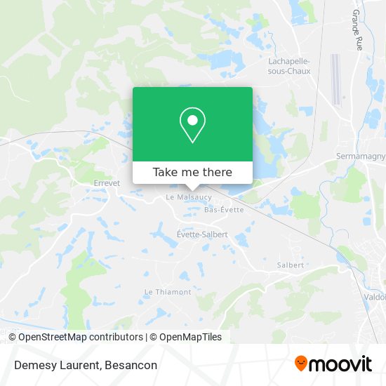 Mapa Demesy Laurent