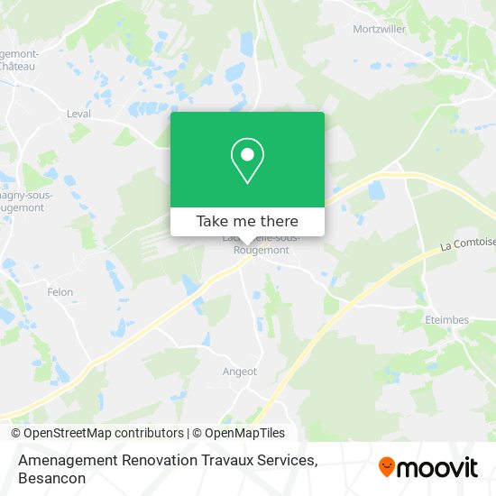 Amenagement Renovation Travaux Services map