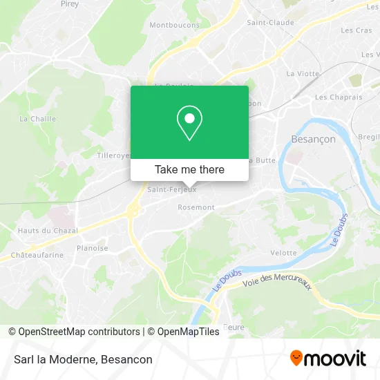 Sarl la Moderne map