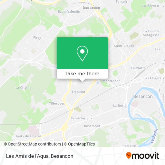 Les Amis de l'Aqua map