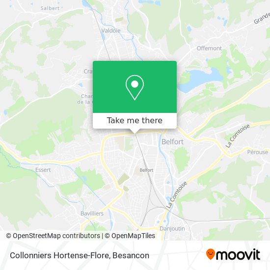 Collonniers Hortense-Flore map