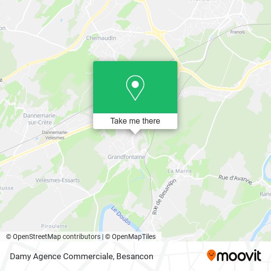 Damy Agence Commerciale map