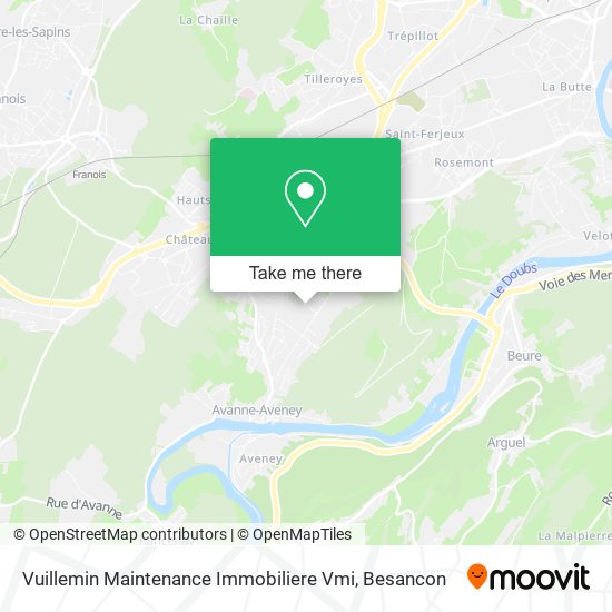 Mapa Vuillemin Maintenance Immobiliere Vmi