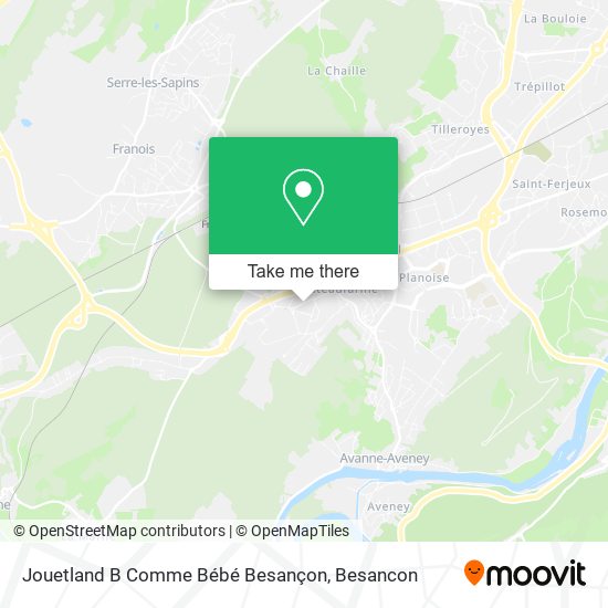 Mapa Jouetland B Comme Bébé Besançon