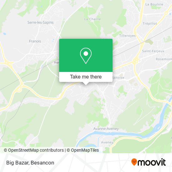 Mapa Big Bazar