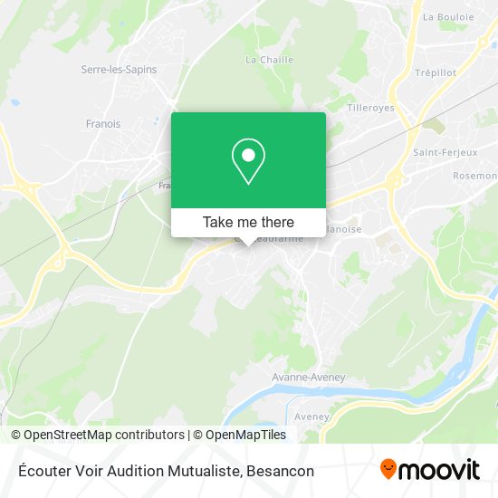 Écouter Voir Audition Mutualiste map