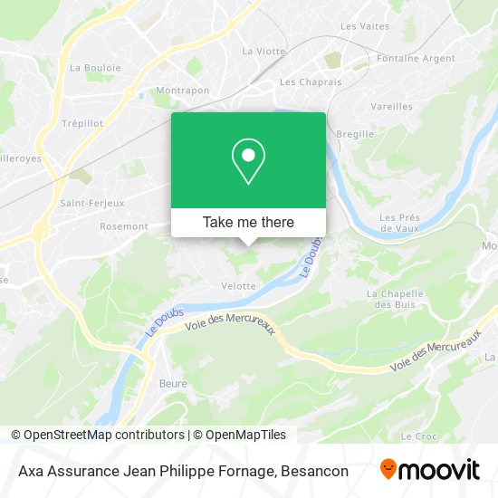 Axa Assurance Jean Philippe Fornage map