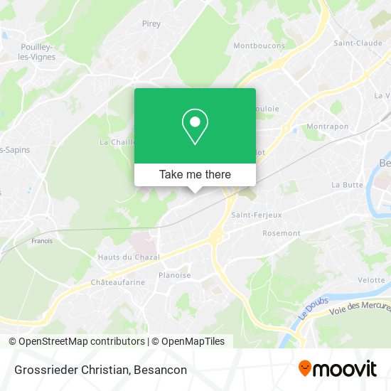 Mapa Grossrieder Christian