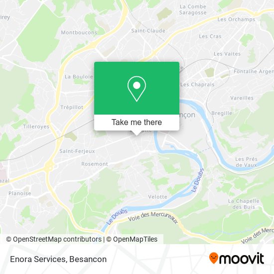 Enora Services map