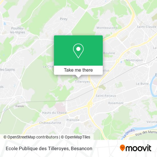 Ecole Publique des Tilleroyes map