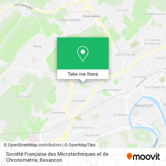 Société Française des Microtechniques et de Chronométrie map