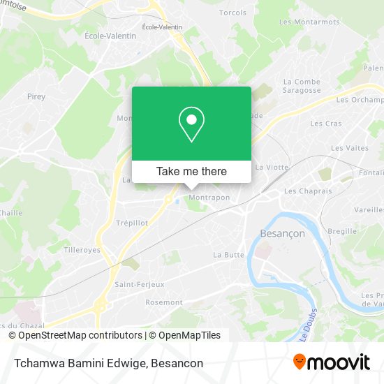 Tchamwa Bamini Edwige map