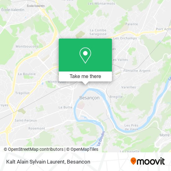Kalt Alain Sylvain Laurent map