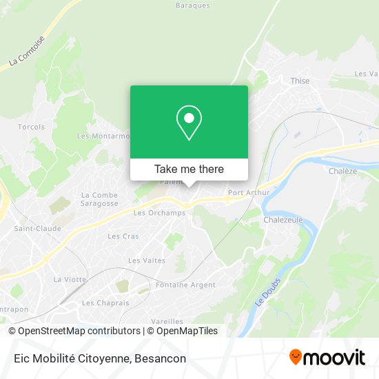 Eic Mobilité Citoyenne map