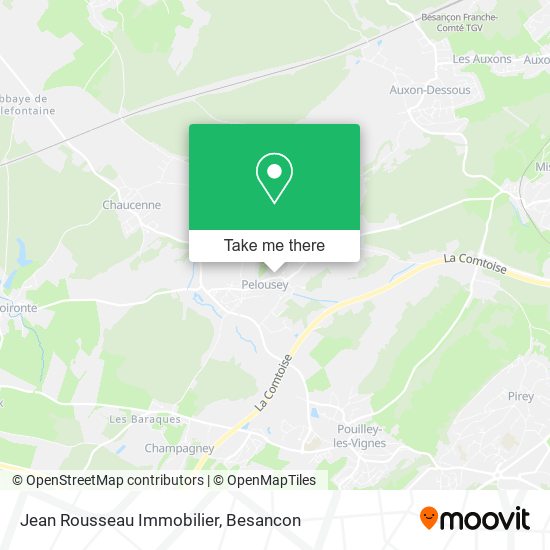 Mapa Jean Rousseau Immobilier