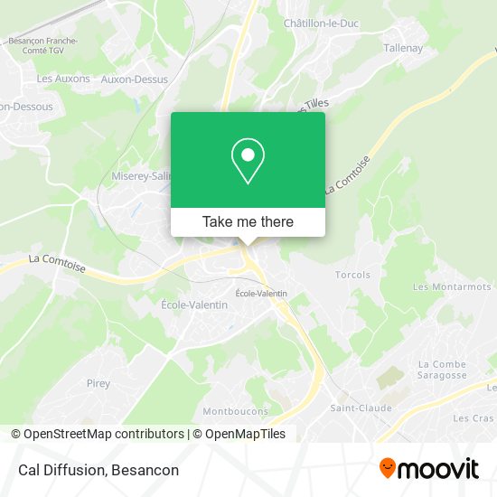 Mapa Cal Diffusion